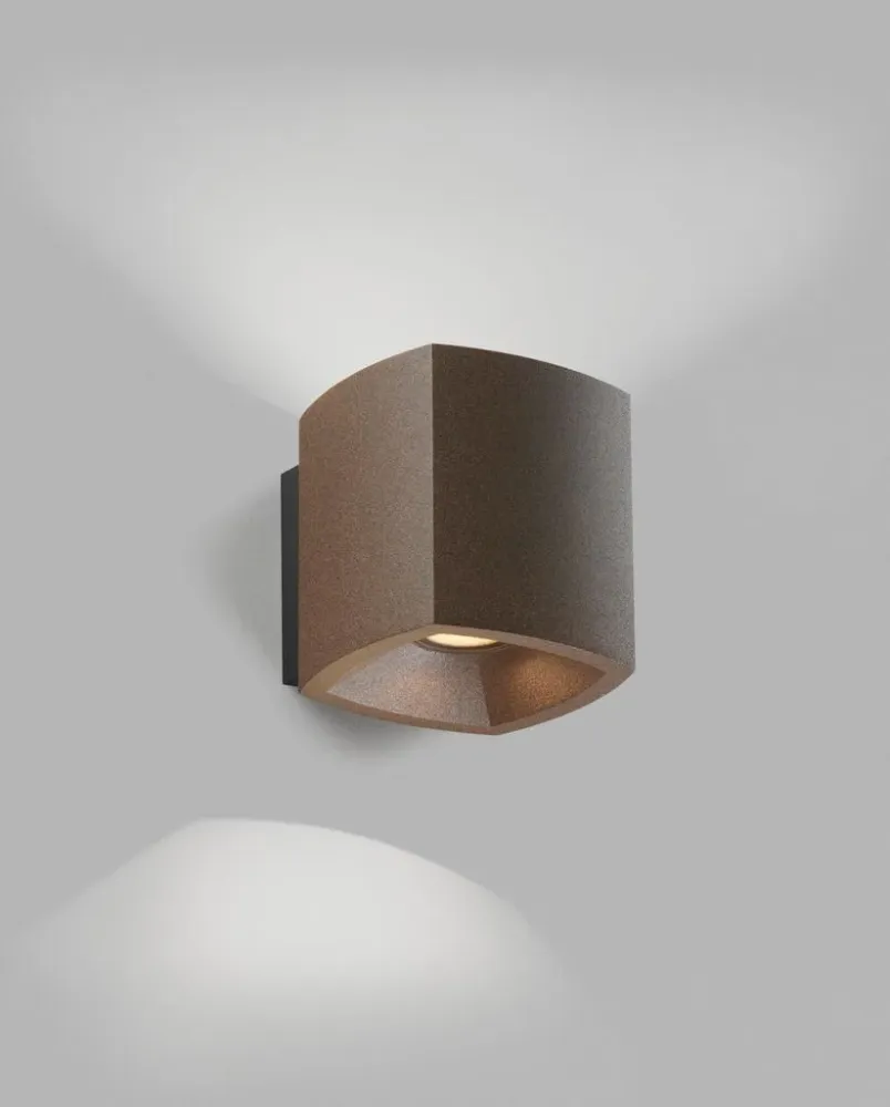 Flydende Point Mirage W2 Væglampe - Rust