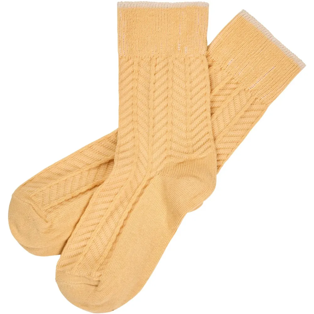 FUB vanilla Herringbone Strømper 2-Pak 19