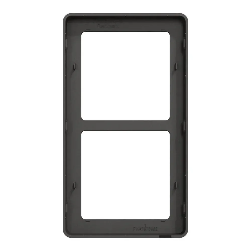 LK FUGA Base 63 Designramme 2x1 Modul – Koksgrå (Antracit)