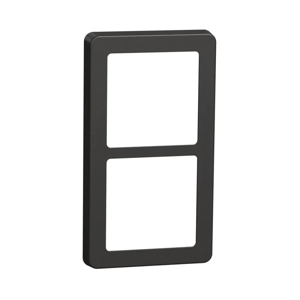 LK FUGA Base 63 Designramme 2x1 Modul – Koksgrå (Antracit)