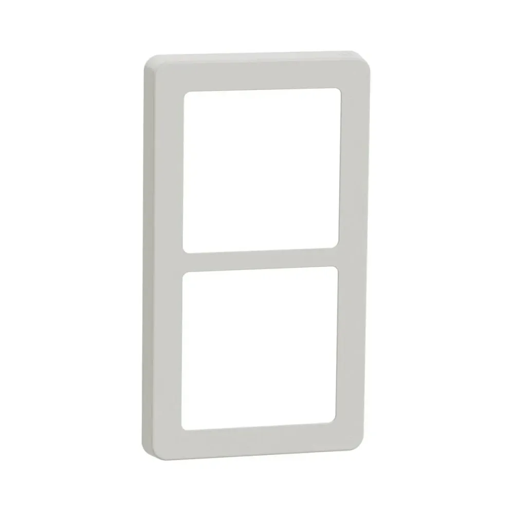 LK FUGA Base 63 Designramme 2x1 Modul – Lysegrå