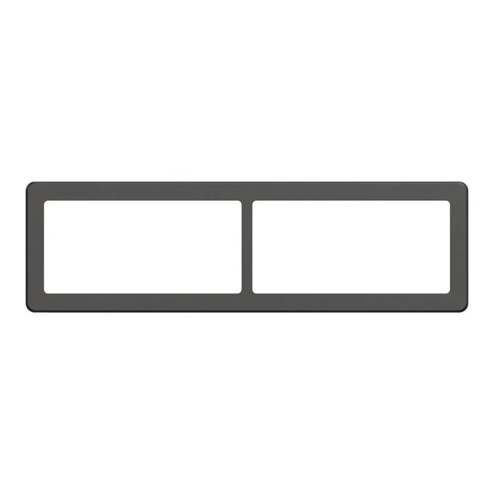 LK FUGA Base 63 Designramme 2x2 Modul – Koksgrå