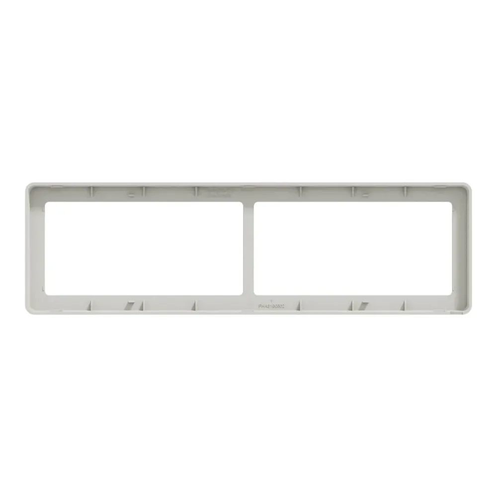 FUGA Base 63 Designramme 2x2 modul – Lysegrå
