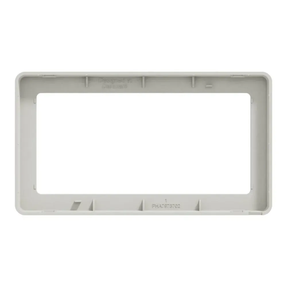 FUGA Base 63 Designramme 2 modul – Lysegrå
