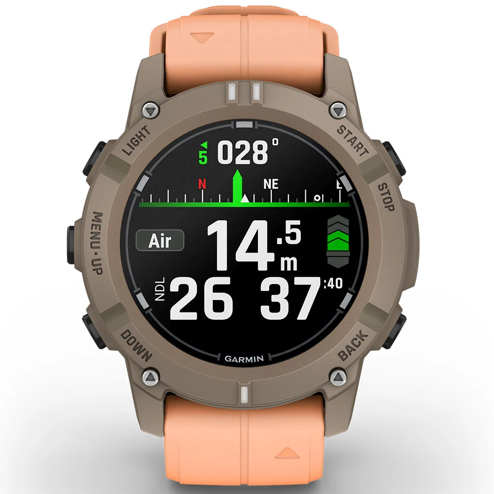 Garmin Descent G2 Paloma Shell Coral Rem