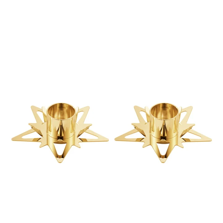 Georg Jensen Stjerne Lysestage 2021, 2stk