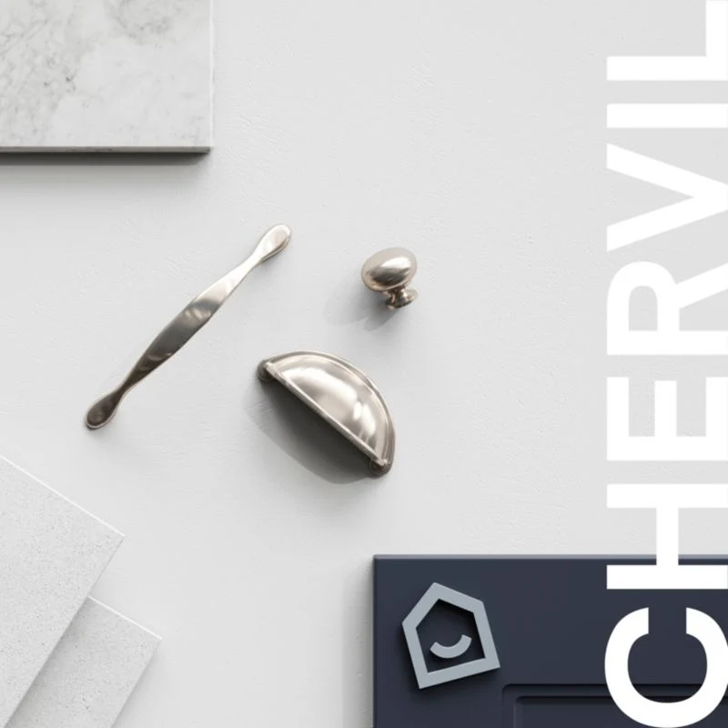 GoodHome Chervil møbelgreb i børstet alloy, 2 stk.