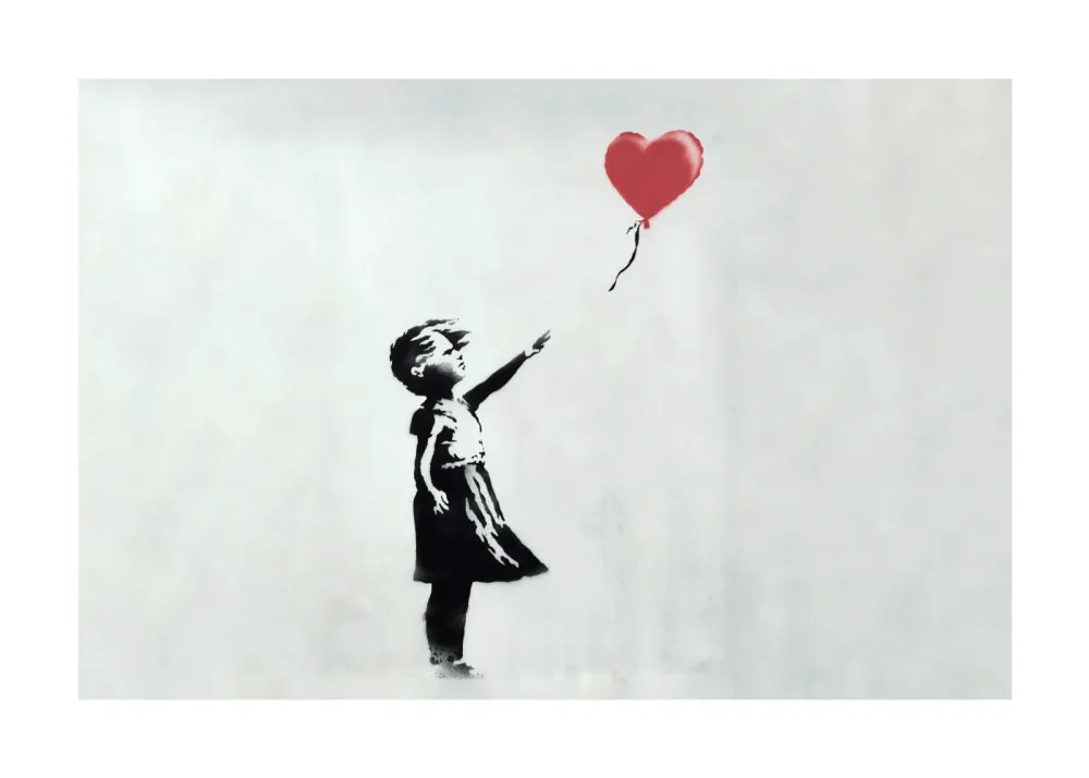 GPS Chartplotter Balloon Girl - Banksy plakat 02 70