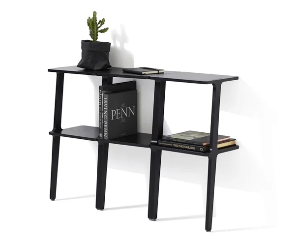 GPS Chartplotter Swedese Libri Reol - Ebony - 2 Hylder