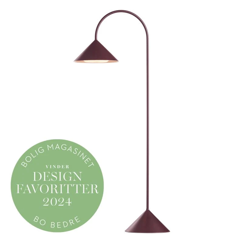 GRASP BORDLAMPE H72 MAT RØD TRAVEL-FRIENDLY - Frandsen