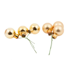 Guld glaskugler | Ø. 2 cm. | 120stk.