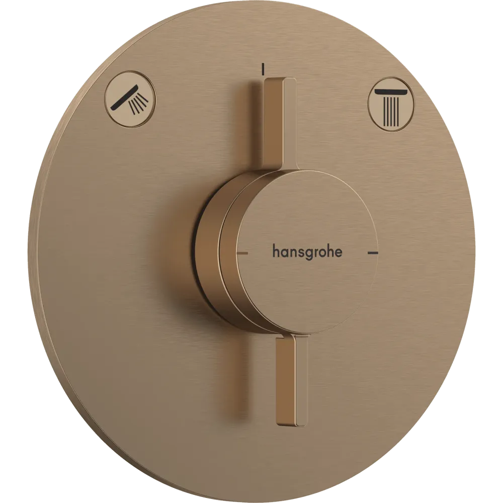 Hansgrohe DuoTurn S Armatur til indbygning 2 udtag – børstet copper-brown