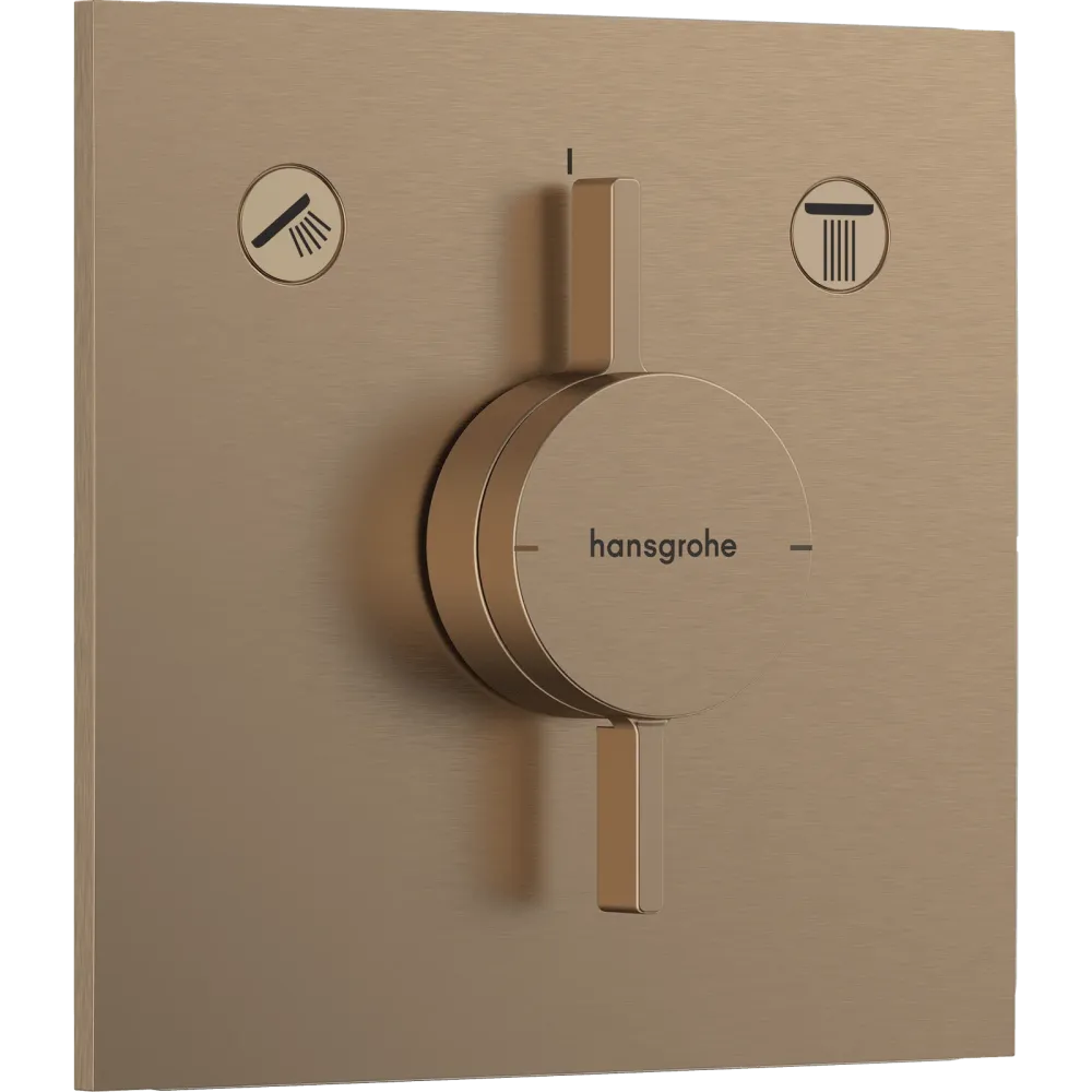 Hansgrohe DuoTurn E Armatur til indbygning 2 udtag – børstet warm finish