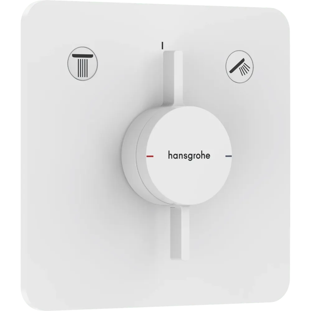 Hansgrohe DuoTurn Q Armatur til indbygning 2 udtag – mat snow