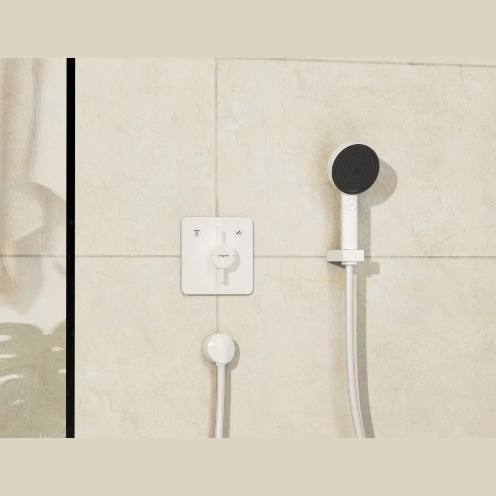 Hansgrohe DuoTurn Q Armatur til indbygning 2 udtag – mat snow