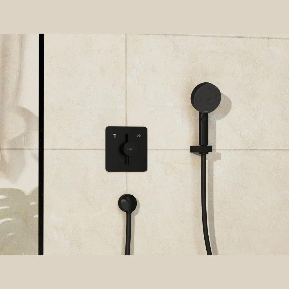 Hansgrohe DuoTurn Q Armatur til indbygning 2 udtag – mat ebony