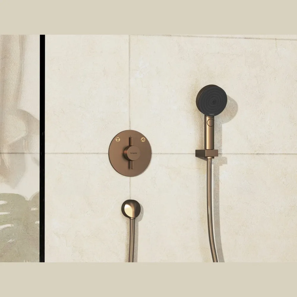Hansgrohe DuoTurn S Armatur til indbygning 2 udtag – børstet copper-brown