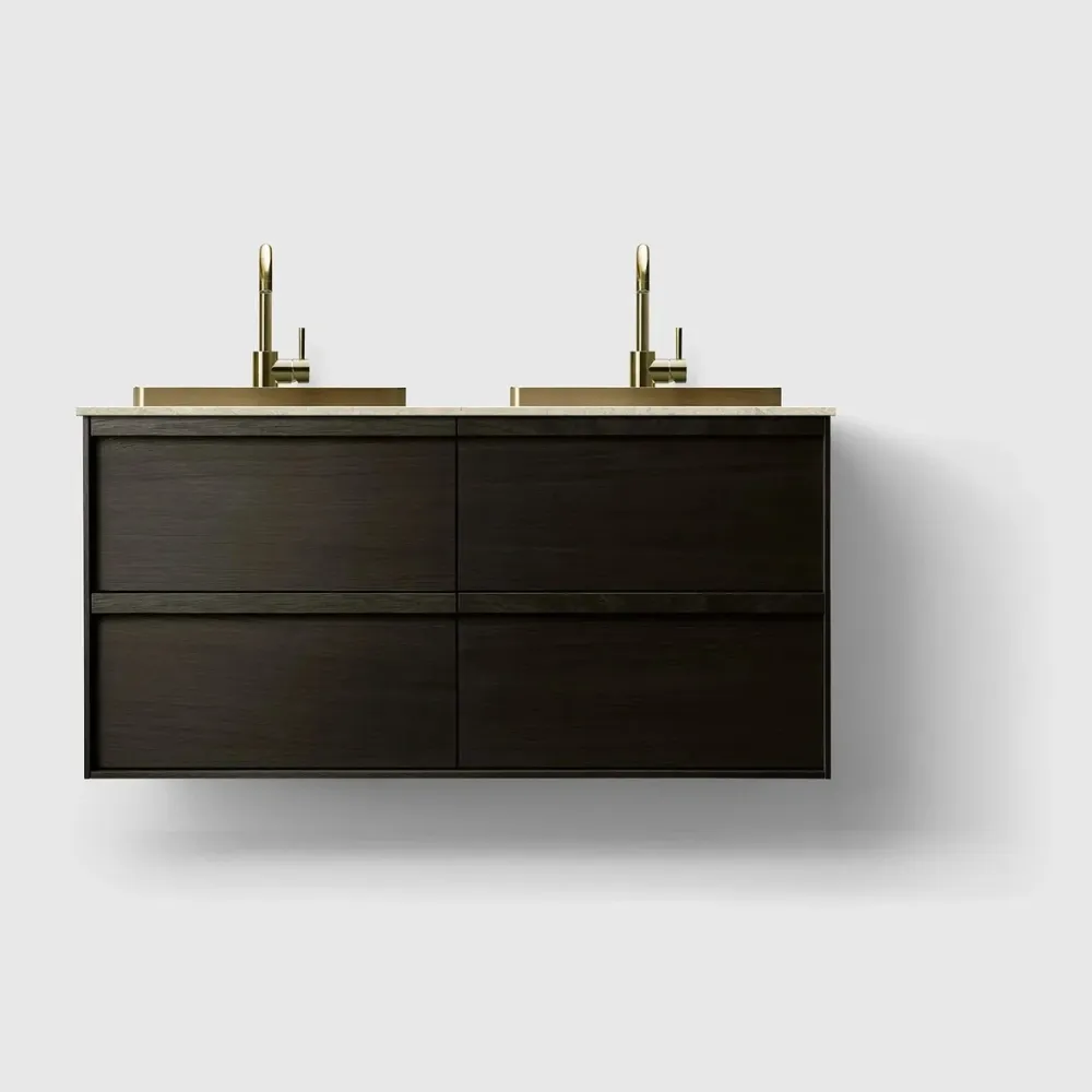 HAVEN H2/120 - Onyx Wood med stenbordplade Black