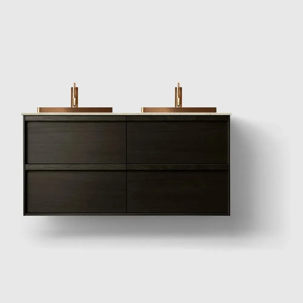 HAVEN H2/120 - Onyx Wood med stenbordplade Black