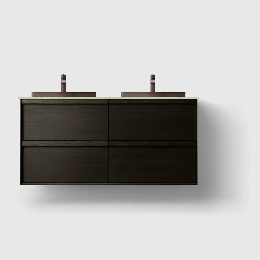 HAVEN H2/120 - Onyx Wood med stenbordplade Black