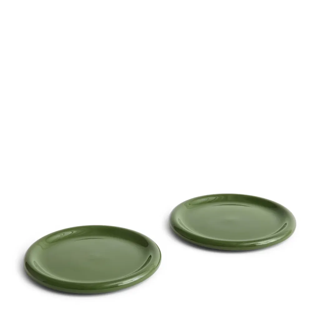 HAY Barro Plate - 24cm. - Sage - Set 2 stk.