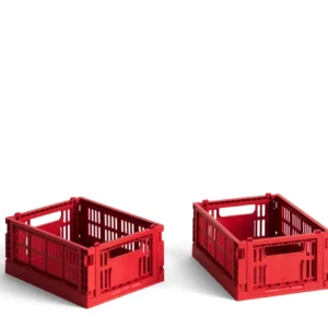 HAY Colour Crate - portable - set 2 - Red