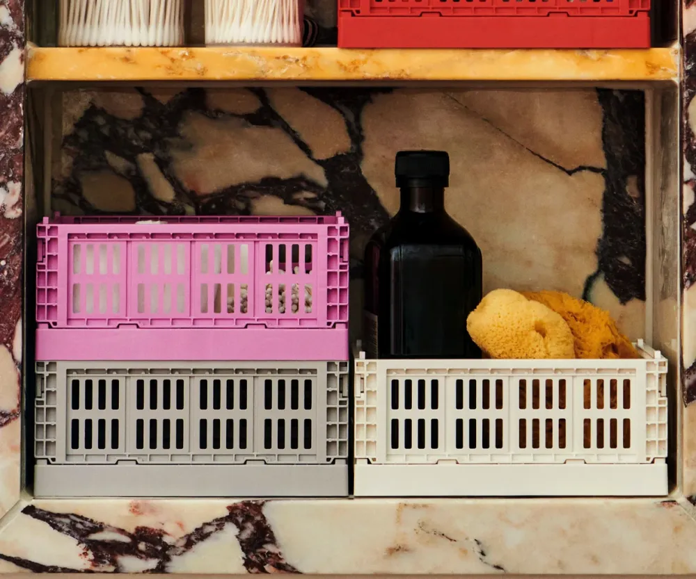 HAY Colour Crate - portable - set 2 - Red