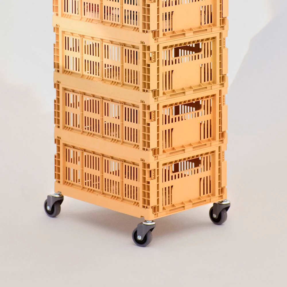 Hjul til Hay color crate kasser - 2 str Large