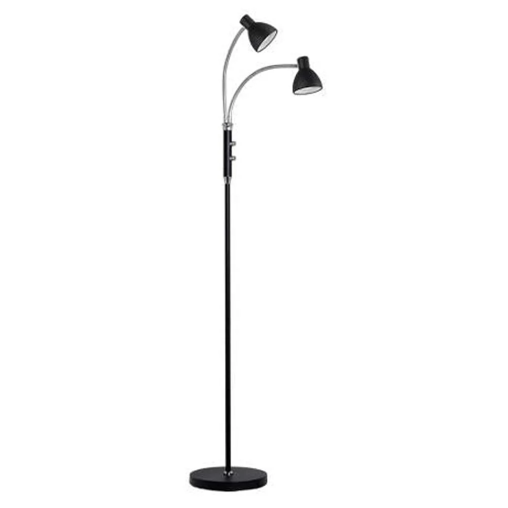 Hudson gulvlampe led 2l gu10, onyx