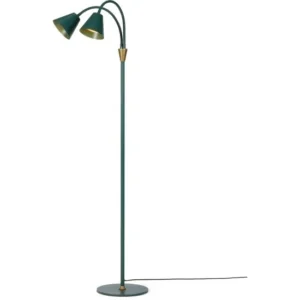 HYGGE GULVLAMPE 2 DYB GRØN GU10