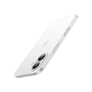 iPhone 16 - Ultratynd Flat Series Cover V.2.0 - Hvid/Klar