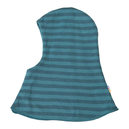 Joha Balaclava i uld - Vendbar - 2 lags - Blå 37
