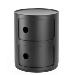 Kartell Componibili Mat Recycled 2 Rum - Onyx