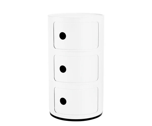 Kartell Componibili Mat Recycled 2 Rum - Pearl