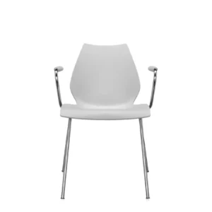 Kartell Maui Stol - Med Armlæn - 2 stk. White