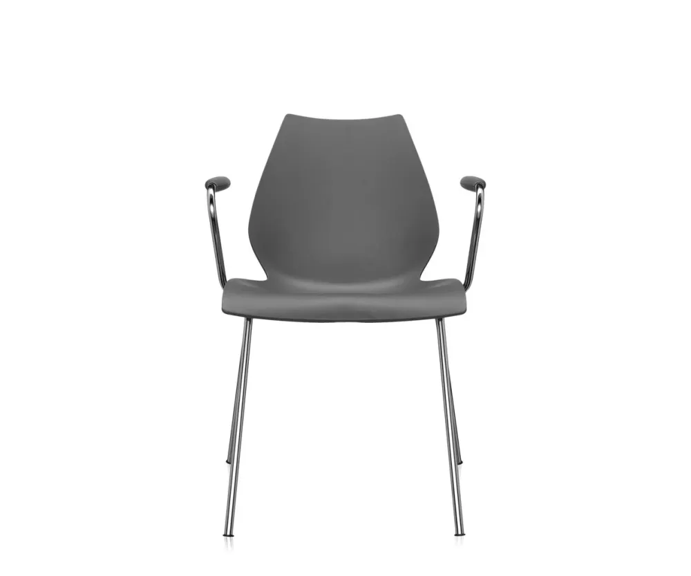 Kartell Maui Stol - Med Armlæn - 2 stk. White