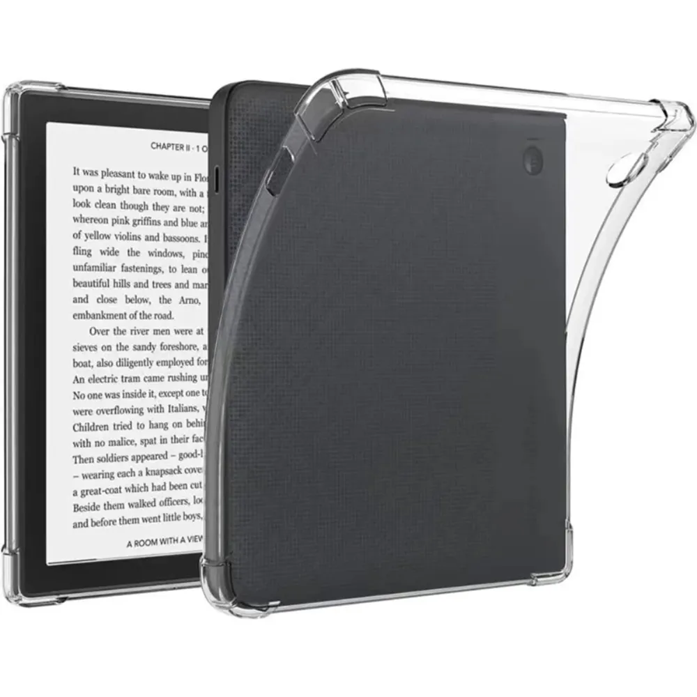 Kobo Libra 2 Fleksibelt Plastik Bagside Cover - Sheer