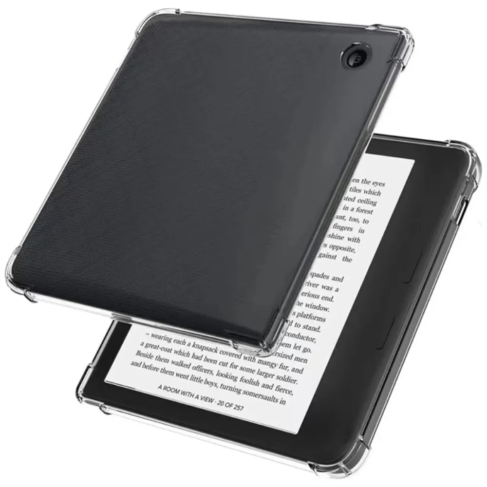 Kobo Libra 2 Fleksibelt Plastik Bagside Cover - Sheer