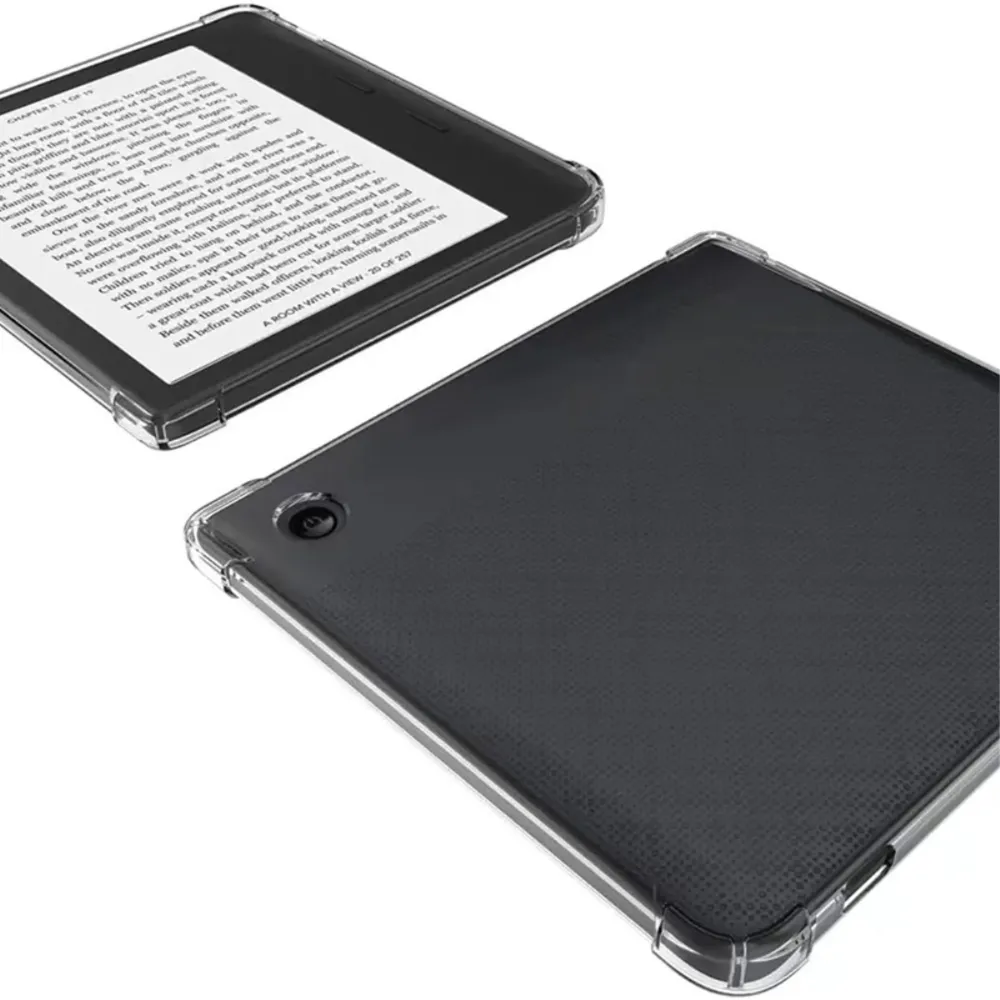 Kobo Libra 2 Fleksibelt Plastik Bagside Cover - Sheer
