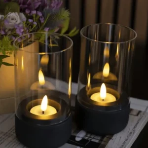 Lanterne Black Sæt med 2 Stk