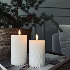 LED Bloklys / Design – 2 stk Kridt