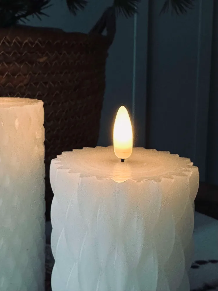 LED Bloklys / Design – 2 stk Kridt