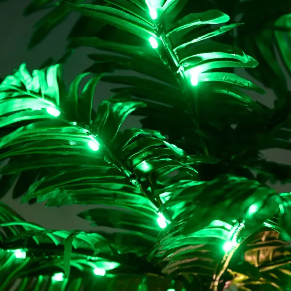 Led-Palmetræ 72 Led'er Varmt Hvidt Vivid Hvid 120