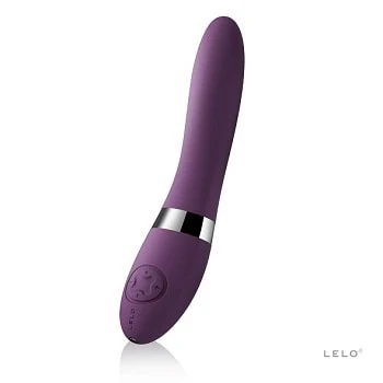 Lelo Elise 2 Opladelig Dildo Vibrator -Vandtæt 2-Year Waterproof Warranty Lilla