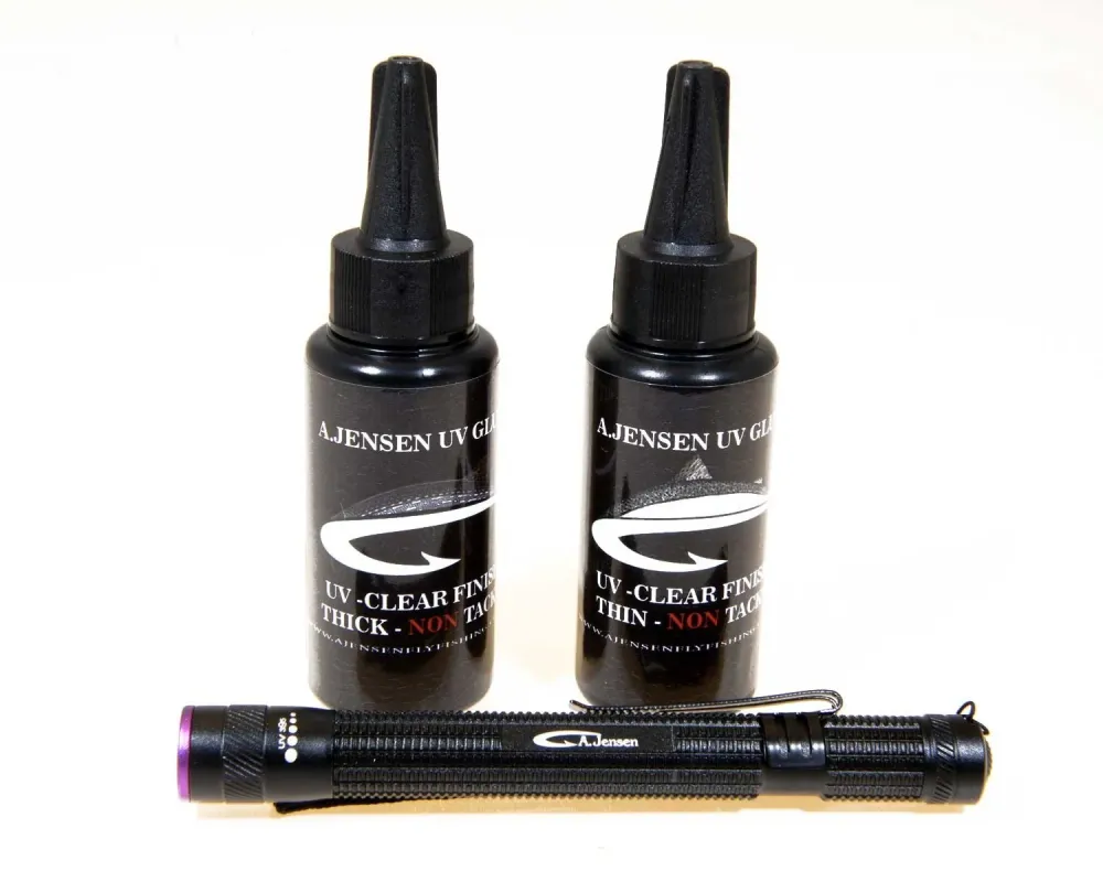 UV Lim X 2 inkl. UV Lygte - . Jensen