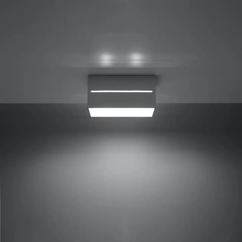 Loftlampe LOBO 2 Preloaded Charts Graa