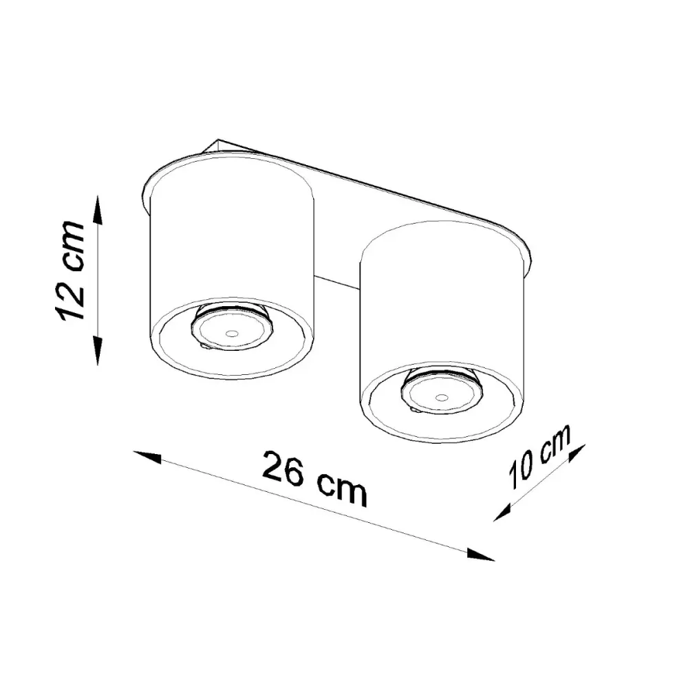 Loftlampe ORBIS 2 2-Year Waterproof Warranty Graa