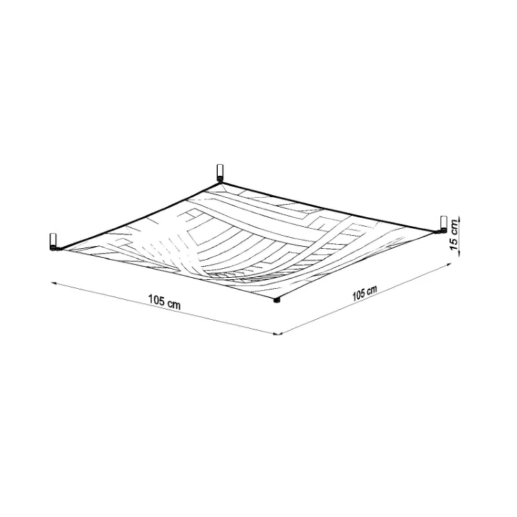 Loftslampe LUNA 2 snow