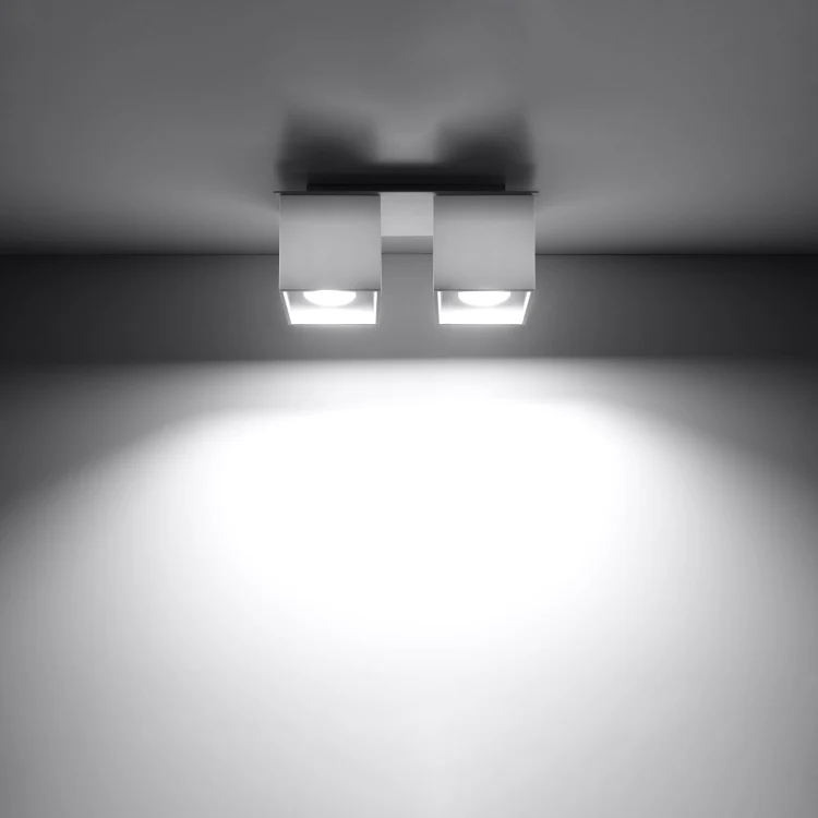 Loftslampe QUAD 2 pearl