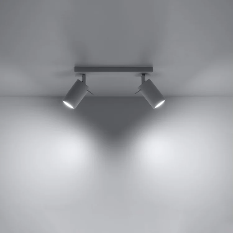 Loftslampe RING 2 kridt